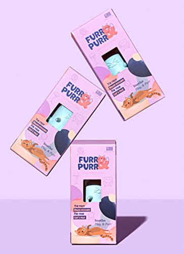 Furr&Purr Cat Brush Set for Indoor Cats - Grooming Tools: Face Scratcher, Calming Massager, and Scratching Pad (2-Pack, Made in the USA) - size: 2 Pack - New