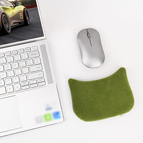 Large Mouse Wrist Rest Bean Bag, Ergonomic Mouse Support Pad Filled Ergo Beads for Computer, Laptop, PC Gaming (Green) - color: Green