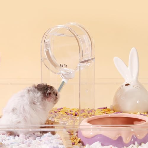 Small Animal Water Bottle, No-Drip Rollerball, Hanging, 5.3 oz, 150ml, for Hamsters, Mice, Rats, Gerbils - color: Rollerball Water Bottle