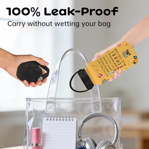 25oz Bus Driver Water Bottle with 2 Lid - School Bus Driver Stainless Steel Insulated Water Bottles with Straw, BPA-free Leakproof Sports Waters Bottle for Office Travel, Gifts Cup for Driver - color: Bus driver