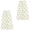 Touched by Nature Baby Organic Cotton Sleeveless Wearable Sleeping Bag, Sack, Blanket, Birch Tree 2-Pack, 6-12 Months - color: Birch Tree 2-pack, size: 6-12 Months