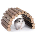 Niteangel Wooden Ladder Bridge, Hamster Mouse Rat Rodents Toy, Small Animal Chew Toy - size: 8.4'' x 3.9''