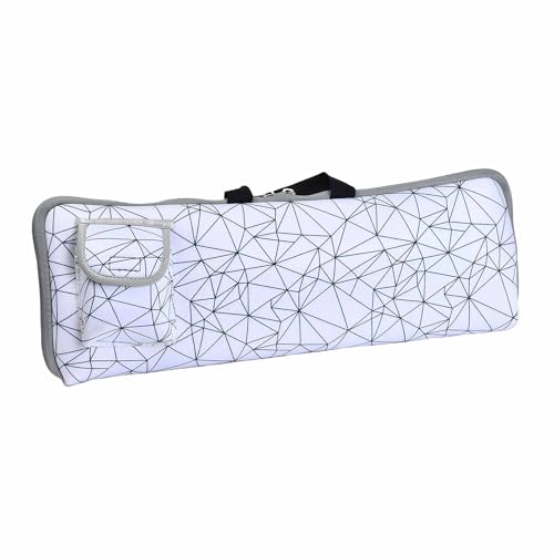 Keyboard Sleeve Travel Case for Logitech Mk270 Keyboard (White) | Mk270 Keyboard Protective Case, Zipper Mouse Storage and Cable Storage Pouch - color: White