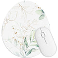 Rimilak Small Mouse Pad 8.2 x 7 Inch, Irregular Mini Mousepad, Boho Leaves | Non-Slip Rubber Base, Waterproof Compact Mouse Mat for Laptop Computer Wireless Mouse Keyboard Home Office Travel - color: Boho Leaves, size: 8.2L x 7W inches
