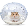 Hamsters Bathtub Box,Hamster Bathroom,dust Bath for Hamster,Hamster Sand Bath Container,Hamster Bath,Hamster Bathing Bowl,Transparent Toilet for for Hamster Cage Accessories (5.5x5.5x4 inch)