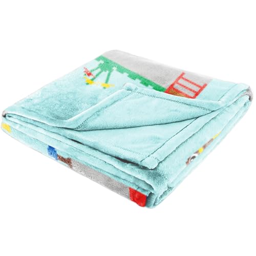 Jay Franco Kids Plush Throw Blanket – Soft & Cozy Fleece Throw for Bedroom & Couch Décor, Official Licensed Product, Blue - LEGO®, 60x90 - Large Blanket - color: Blue - Lego, size: 60x90 - Large Blanket