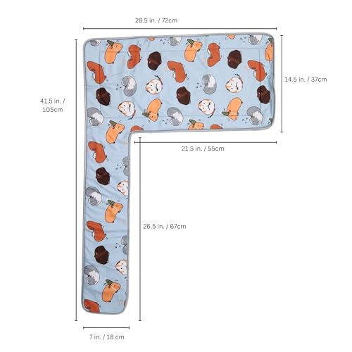 Loft and Ramp Fleece Liner or Kavee C&C Cages (Piggie Party) - color: Piggie Party