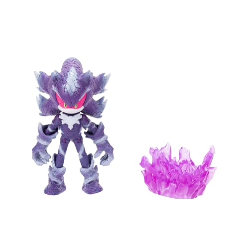 Sonic the Hedgehog 4-inch Mephiles the Dark Action Figure with Purple Mist Base Accessory. Ages 3+ (Officially Licensed by Sega)