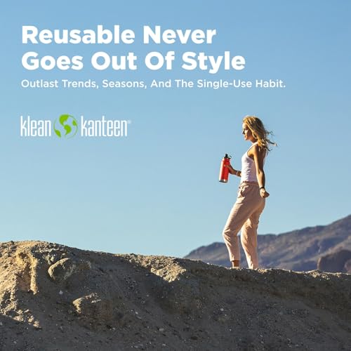 Klean Kanteen 32oz TKWide Insulated Water Bottle with Twist Cap - Clear Sky - color: Clear Sky