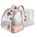 Texsens Innovative Traveler Bubble Backpack Pet Carriers for Cats and Dogs (Expandable-Pink) - color: Expandable-Pink