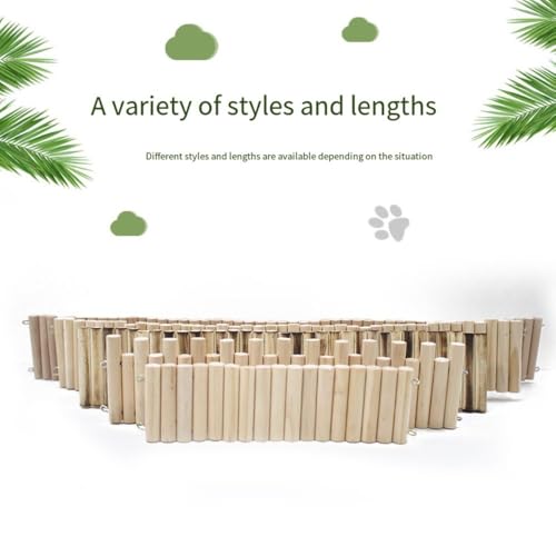 Pet Hamster Ladder Bridge Bendable Climbing Toy Suspension Ladder for Small Pets Gerbil Mice Chinchilla Habitat Décor(20cm-7.5CM) - size: 20cm, style: 7.5CM