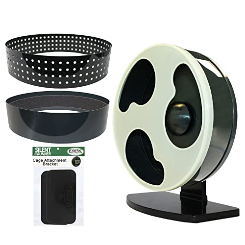 Silent Runner Glow Wheel - 12" Regular - Exercise Wheel (Wheel + Autoclean Track + Sandy Track + Attachment) - size: Wheel + Autoclean Track + Sandy Track + Attachment