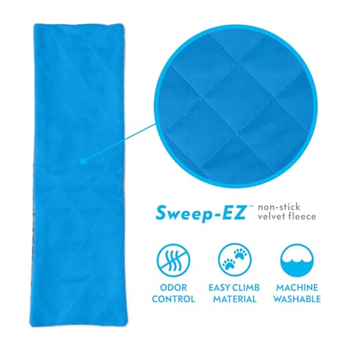 Paw Inspired Fitted Fleece Ramp Cover for Critter Nation Cage, Blue | Ladder Liner for Ferret Nation/Critter Nation Cage, For Ferrets, Rats, Chinchillas, Hedgehogs, Small Animals, Pets - color: Blue, size: Ramp Cover