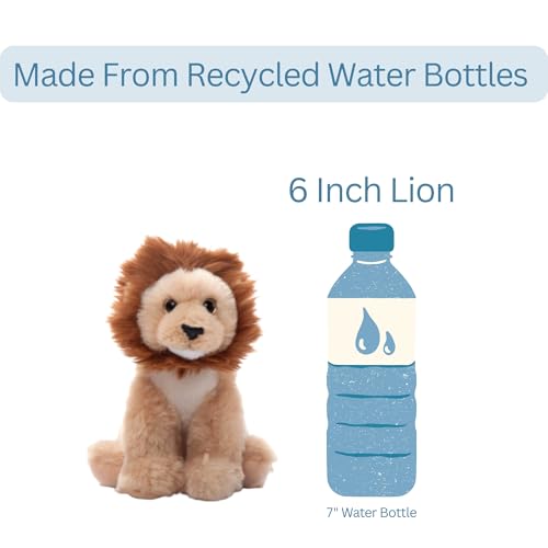The Petting Zoo Lion Stuffed Animal Plushie, Gifts for Kids, Wild Onez Babiez Zoo Animals, Lion Plush Toy 6 inches - color: Lion