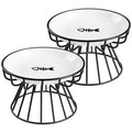Cat Bowls, Elevated Cat Bowl, Raised Ceramic Dish with Metal Stand, Pet Water or Food Feeding Station for Indoor Cats, Kitten, Puppies and Small Dogs, Dishwasher Safe (Raised Cat Bowl(2 pack)) - color: Raised Cat Bowl(2 pack)