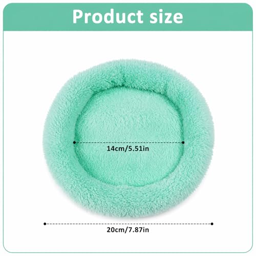 Small Hamster Beds with Plush, 5.51Inch Warm Guinea Pig Beds | Tiny Pet Hideout for Small Dwarf Rabbits Hedgehog Squirrel Ferret
