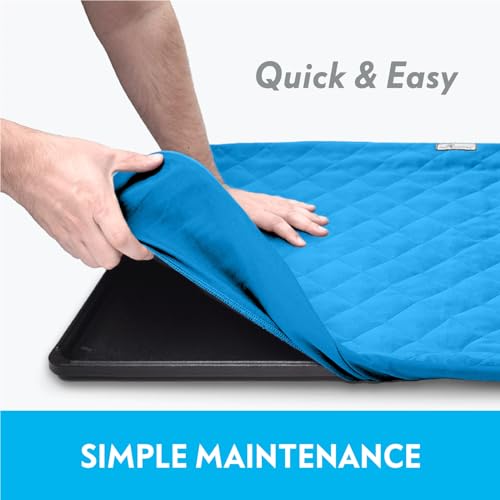 Paw Inspired Fitted Fleece Shelf Liner for Critter Nation Cage, Blue | Cover for Ferret Nation/Critter Nation Cage Shelves, For Ferrets, Rats, Chinchillas, Hedgehogs, Small Animals, Pets - color: Blue, size: Shelf Liner