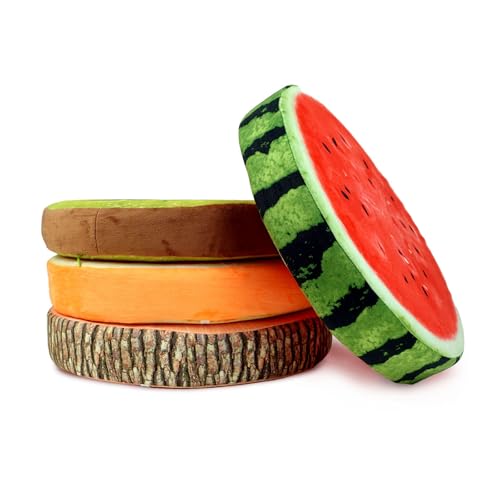 GuineaDad Fruit Couch – Plush Guinea Pig Bed for Bunnies & Small Pets – Soft Lounge Spot & Hangout for Guinea Pigs and Rabbits (Wood)