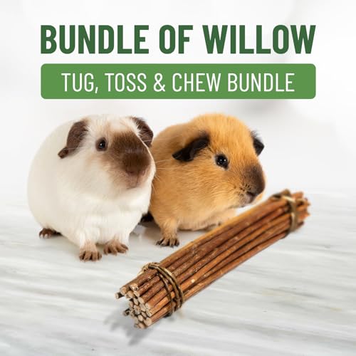 Small Pet Select Tiny Paws Willow Play Pack, Toys, Tunnel & Hideout | Natural Chew Toys & Cage Accessories, For Guinea Pigs, Rabbits, Bunnies & Other Small Pets
