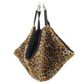 Parachute Pouch (Giraffe) - Hanging Fleece Cage Accessory Toy for Sugar Gliders, Marmosets, Rats, Hamsters, Flying Squirrels, Ferrets, Birds, Chinchillas, Parrots - Hammock, Tower, Bed, Nest Pouch