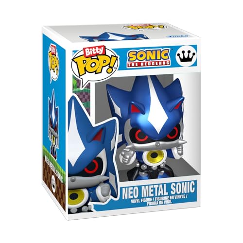 Funko Bitty POP! 4 Pack: Sonic the Hedgehog - Shadow | Official Merch - Tiny 0.9 inch Figures with Display Shelf - Cake Topper, Party Bag and Stocking Filler Gift