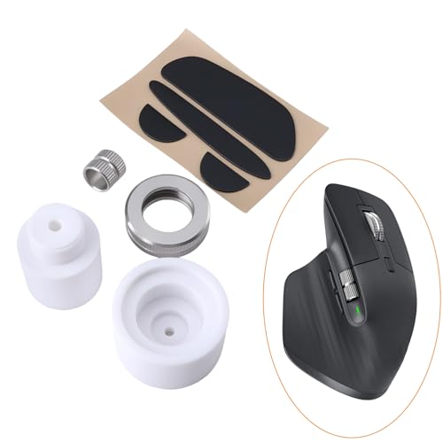 Scroll Wheel Set and Foot Pad Replacement Kits Compatible with Logitech MX Master Mouse