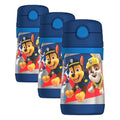 THERMOS Vacuum Insulated Stainless Steel 10oz Straw Bottle, PAW PATROL BOY (Pack of 3) - color: PAW PATROL BOY, size: 10 Ounces (Pack of 3)