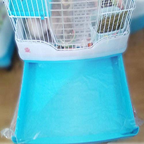 Disposable Rabbit Cage Liner, Plastic Bunny Cage Mat Film to Replace Diapers Suitable for Most Rabbit, Hamster, Guinea Pigs & All Small Animals - 50PCS Universal Toilet Film, 37.4'' x 27.6'' - size: 50PCS