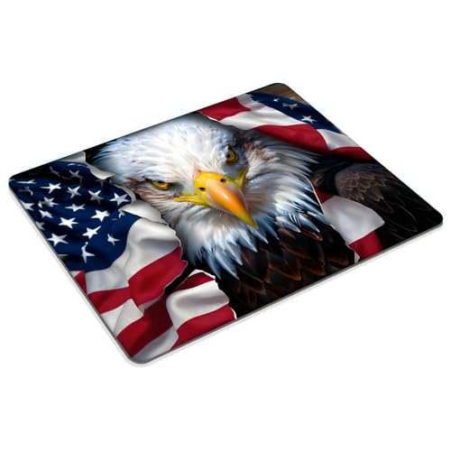 American Eagle Flag Mouse pad Customized Mousepad Non-Slip Rubber Base Mouse Pads for Computers Laptop Office Desk Accessories Mouse pad - color: American Eagle Flag