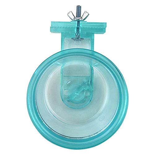 Lixit Quick Lock Removable Cage Bowls for Rabbits, Guinea Pigs, Gerbils, Ferrets, Dogs, Cats, Birds, and Other Small Animals - Made in USA (Blue, 10 Ounce)