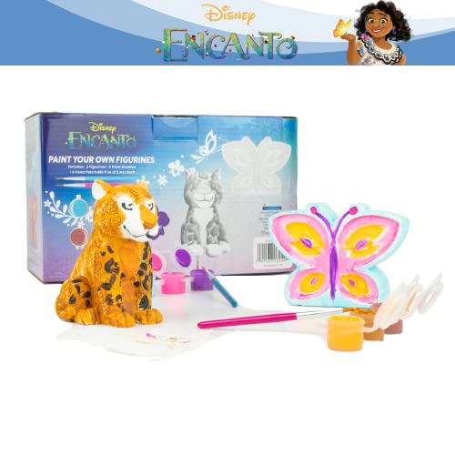 Disney Encanto DIY Paint Your Own Figurines Arts and Crafts Set for Girls - style: Encanto: Parce and Miracle Butterfly