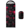 Sleeping Bags for Adults and Kids Backpacking Camping Sleeping Bags for Girls and Boys Lightweight Waterproof Cold/Warm Sleeping Bag for All Season - color: pink