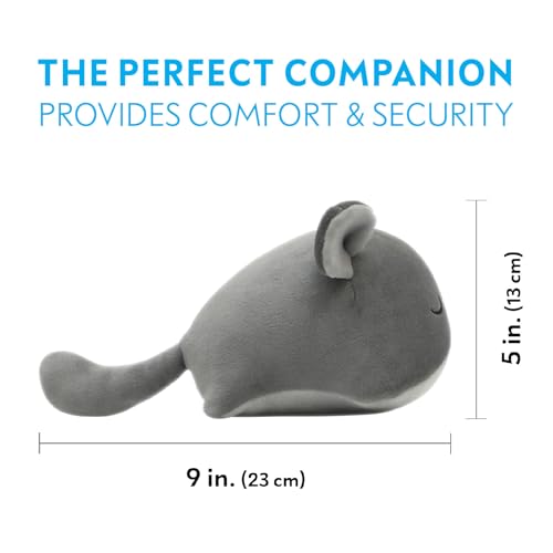 Paw Inspired Chinchilla Cuddler Plush Accessory Toy for Pets, 9 Inch, Gray | Bonding for Chinchillas, Guinea Pigs, Hamsters, Rats, Ferrets, Hedgehogs, Sugar Gliders, Small Animals