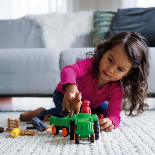 SmartMax My First Farm Tractor Magnetic Building Set STEM Learning Toy Ages 1-5 - style: My First Tractor