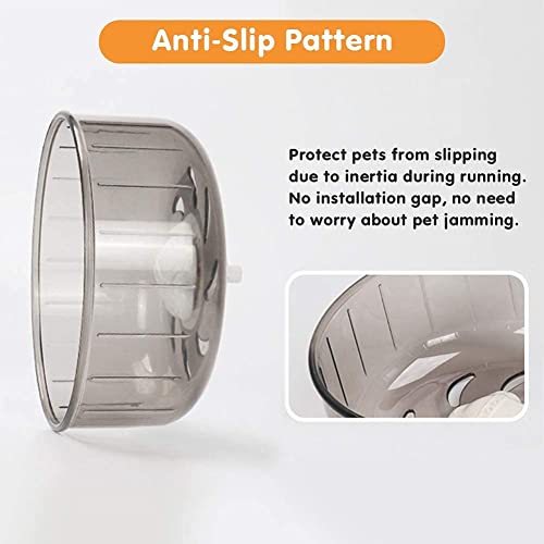 Mini Silent Exercise Wheels for Hamsters Less Than 4 inches 10 cm in Length Toys Hamster Ball Small Pet Running Toy Ball Gerbils Mice Rat Guinea Pig Hamster Cage Accessories