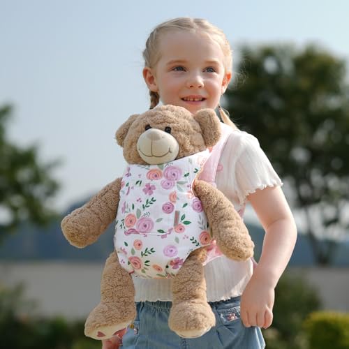 GAGAKU Toy Baby Dolls Carrier for Kids, Reborn Baby Doll Carrier Accessories for Toddlers & Girls - Rose - color: 7_roses
