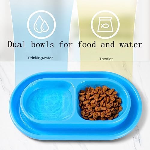 Cat Kitten Dish Dog Puppy Feeder Pet Bowl Ants go Away Grey, S | Ant Proof Cat Food Bowl, No Spill Dish, Outdoor Feeding, Deep Wide Water Moat, Ants Barrier Blocks Ants, Lightweight Plastic - color: Grey, size: Small