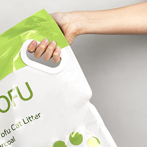 I AM TOFU - Tofu Cat Litter, Low Dust Lightweight Clumping Litter with Odor Control (10 LBS, Green Tea) - color: Green Tea