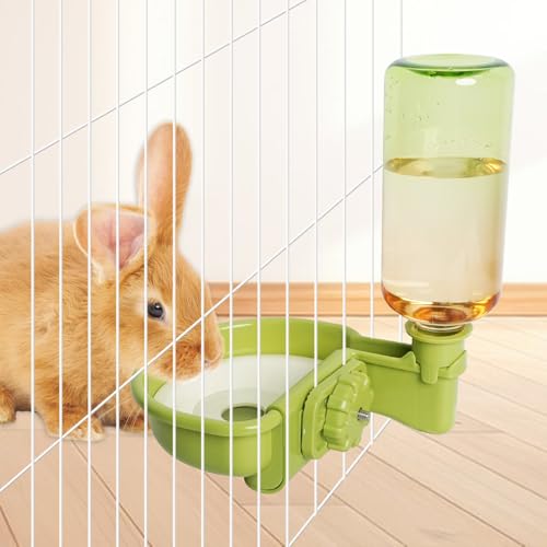 VANNON Gravity Pet Water Bowl, 16oz Anti-Splash Dispenser, Gradient Green | Anti-splash gravity water bowl with a floating disk helps reduce spills while keeping water cleaner for everyday hydration. - color: E-Gradient Green, size: 16oz