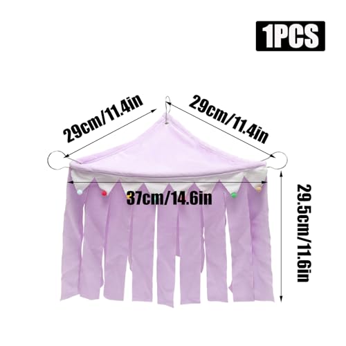 Guinea Pig Hideout Pets Forest Cage Corner Hideout Fleece Toys Cage Accessories for Guinea Pig, Bunny, Chinchilla, Hamster, Rabbit and Other Small Pets, Purple - color: Purple