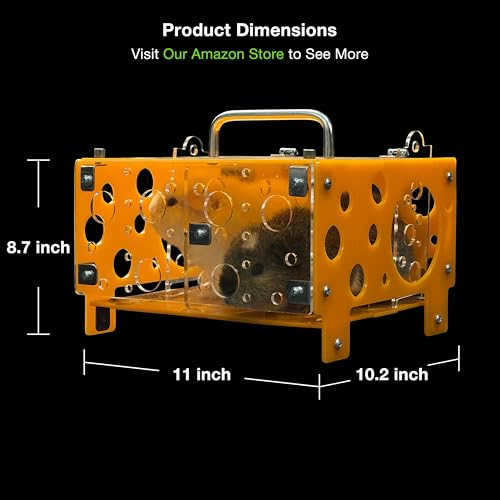 GuineaLoft™ Guinea Pig Cheese House (Double) V2 | The Ultimate Guinea Pig Hideout by Seasoned Owners Who Tried Everything Out There - Exclusive by GuineaLoft