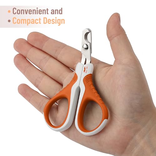 Mr. Pen- Cat Nail Clipper, Raspberry Red & White Cat Nail Trimmer | Cat Nail Clippers, Cat Claw Clippers, Cat Clippers for Nails, Pet Nail Clippers, Small Dog Nail Clipper Cat Claw Trimmer - color: Raspberry Red & White