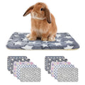 10PCS Rabbit Bed, Soft Bunny Bedding, Fleece Guinea Pig Blanket | Warm Plush Sleeping Mat, Cage Liner for Hamster Ferret Squirrel Hedgehog Rat - color: 03 - (10 Pcs)