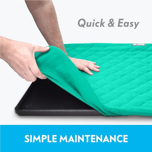 Paw Inspired Fitted Fleece Liner for Ferret Nation, Critter Nation Cage for Ferrets, Rats, Chinchillas, Hedgehogs & Other Small Animals (Green, Bottom Pan Liner) - color: Green, size: Bottom Pan Liner