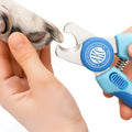 AKC Dog & Cat Stainless Steel Nail Clippers with Safety Guard and Nail File | Professional grooming tool with stainless steel blades and an easy-grip anti-slip handle for all pet sizes. - style: Nail Clipper