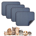 4 Pack 24 x 18 Inch Guinea Pig Cage Absorbent Liner Reusable Waterproof Super Absorbent Guinea Pig Urine Pad Non-Slip Mat for Small Animals Rabbit Hamster Rat. Washable Guinea Pig Bedding - size: 24"*18"