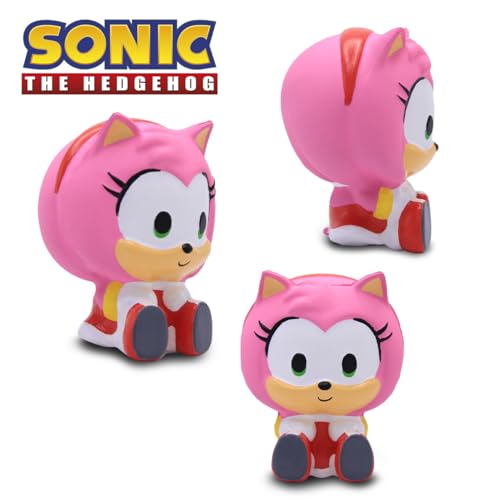 Sonic the Hedgehog SquishMe Series 3 Blind Pack – Includes Special Flocked Sonic – Officially Licensed Collectible - style: SquishMe Series 3