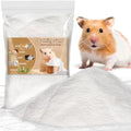 Sukh Hamster Sand Bath - White Fine Silica Sand, Hamster Hides & Cleaning | Dust Free Sand Bath for Hamster, Guinea Pig, Chinchilla, Gerbil, Syrian Mice, Small Pet Cage Bedding Accessories,14oz - size: 14 OZ