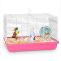 Pronetcus Hamster cage for Hamsters, Gerbils, mice, Rats, Small Guinea Pigs and Other Small Animals. - color: Pink, size: Large