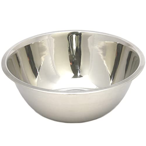 Chef Craft Brushed Mixing Bowl, 5-Quart, Stainless Steel - size: 5-Quart (1 Piece)